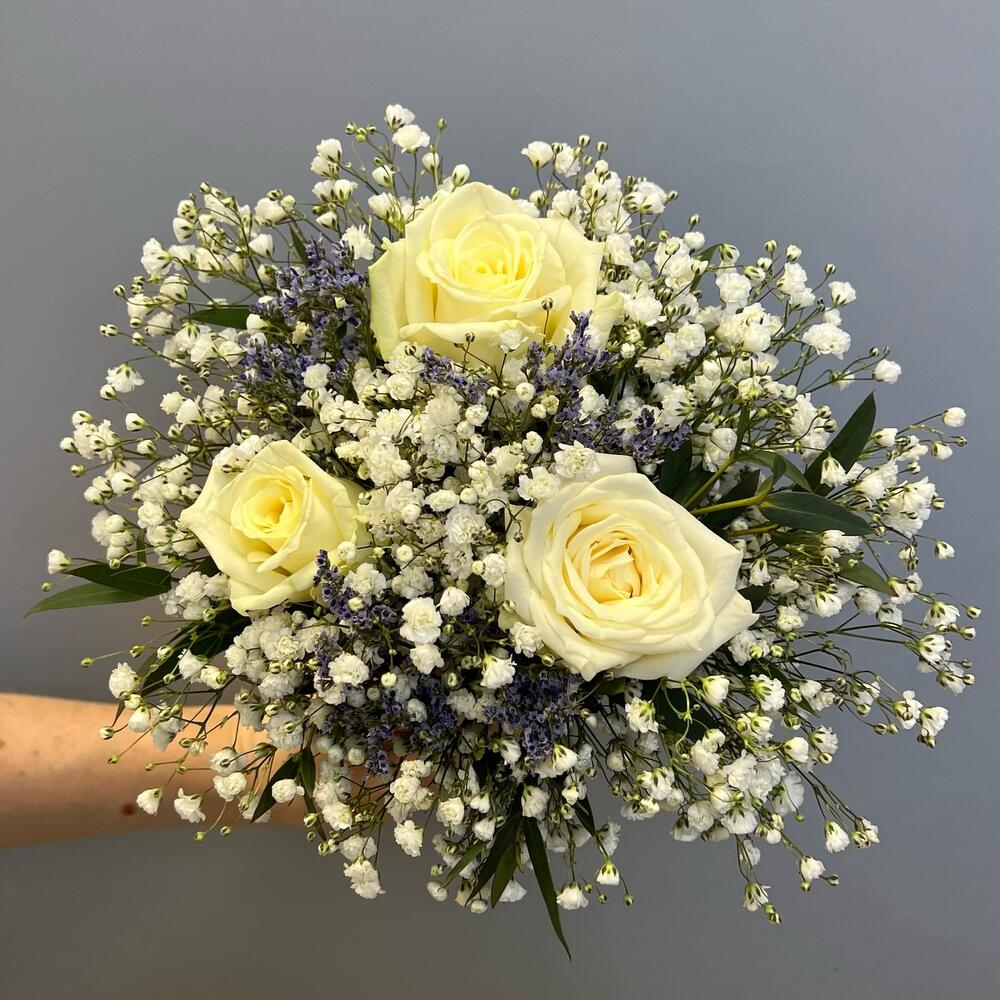 Свадебный букет Гипсофила и Роза Свадебный букет Гипсофила и Роза